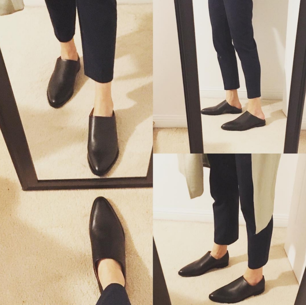 Everlane Modern Babo Mules Black